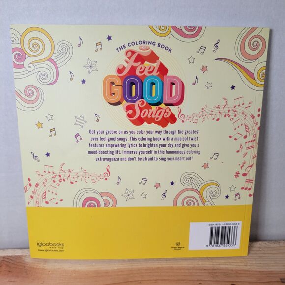 BOOK The Coloring Book of Feel Good Songs - Picture 3 of 4